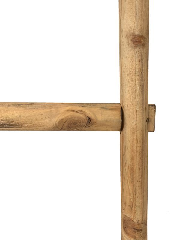 5 Step Brown Decorative Ladder Shelve - Image 3