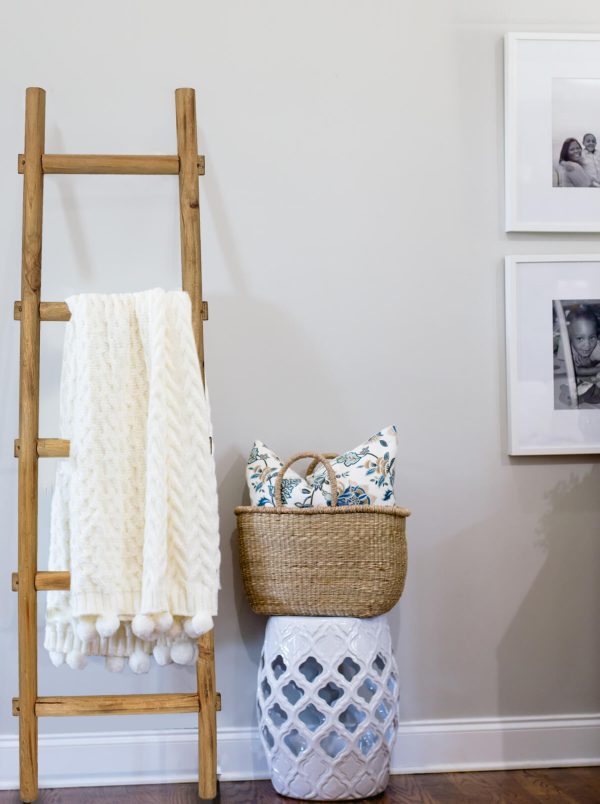 5 Step Brown Decorative Ladder Shelve - Image 5