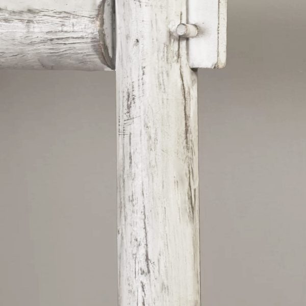 6 Step White Decorative Ladder Shelve - Image 2