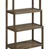 37" Bookcase with 4 Shelves in Antique Chestnut