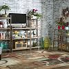 37" Bookcase with 4 Shelves in Antique Chestnut - Image 3