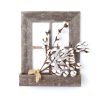 22x18 Rustic Weatered Grey Window Frame with Planter - Image 3