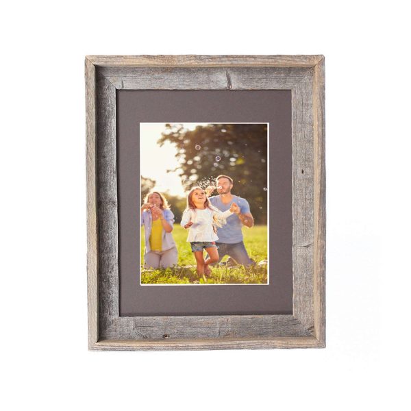 16x20 Natural Weathered Grey Picture Frame with Plexiglass Holder - Image 4