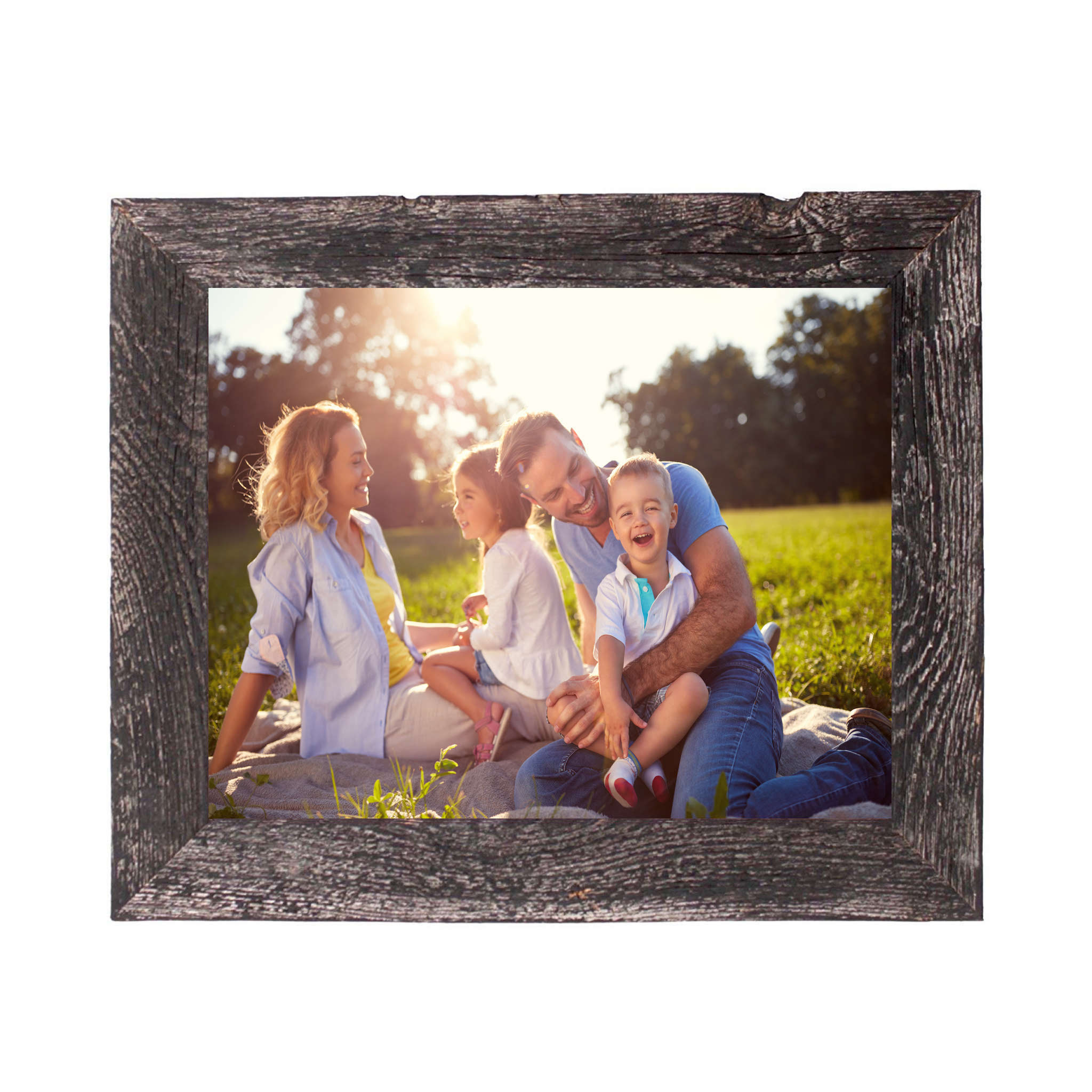 13x19 Rustic Smoky Black Picture Frame with Plexiglass Holder - Image 4