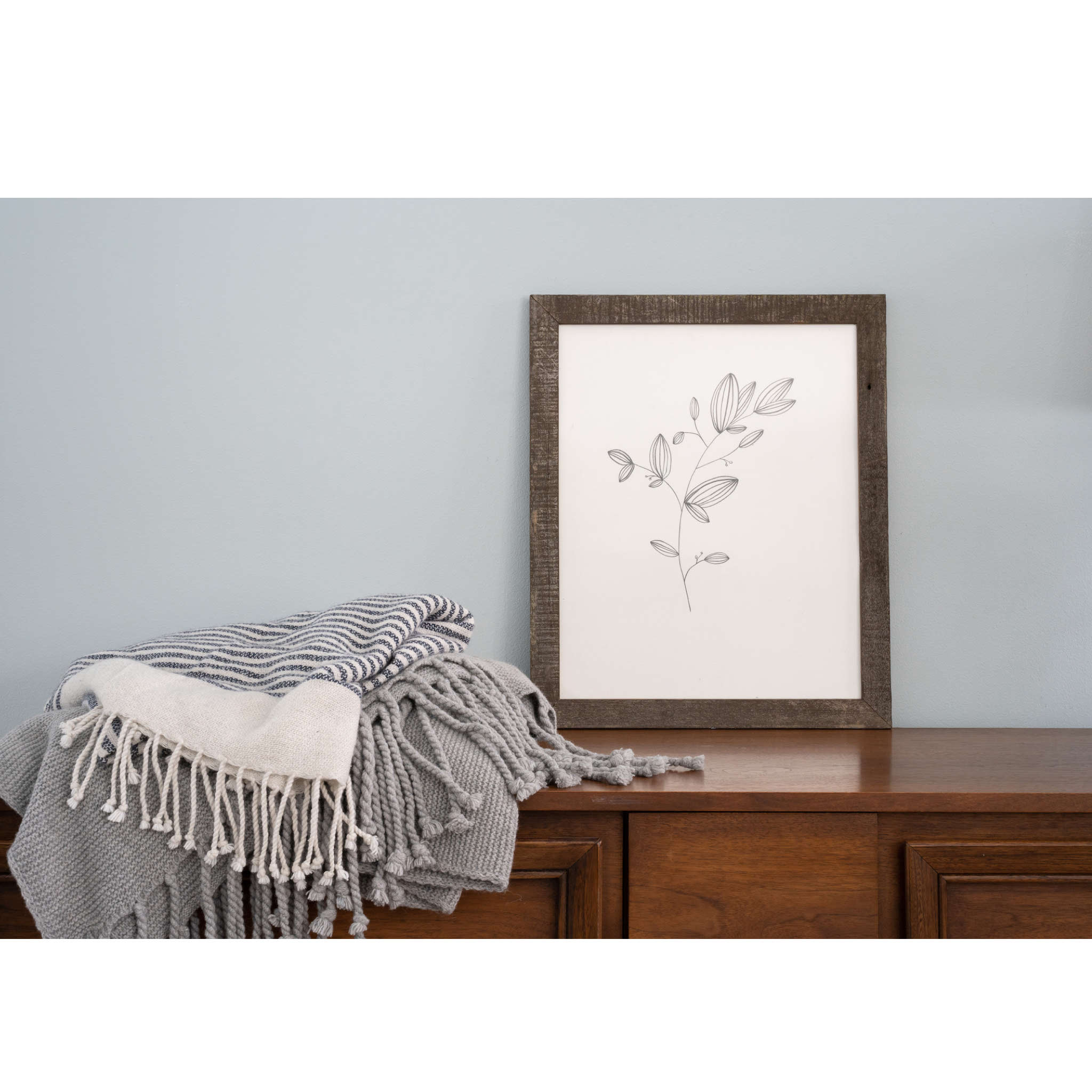 13x19 Rustic Espresso Picture Frame - Image 2