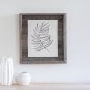 11x14 Weathered Grey Picture Frame with Plexiglass Holder - Image 2