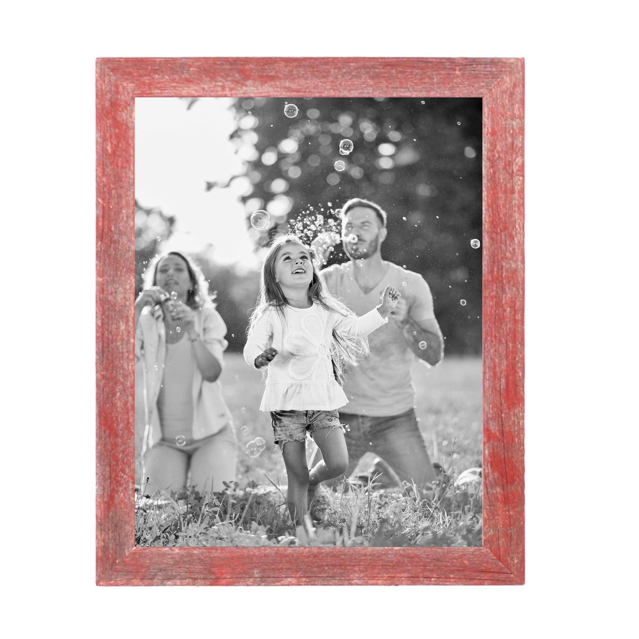 11"x14 Rustic Red Picture Frame - Image 3