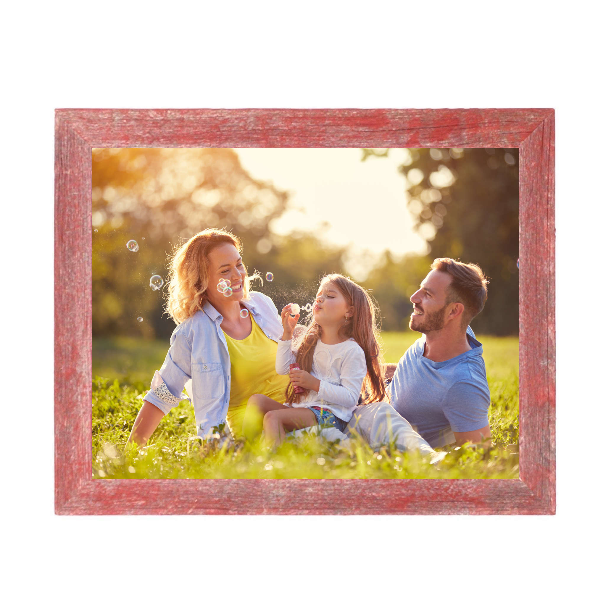 11"x14 Rustic Red Picture Frame - Image 4