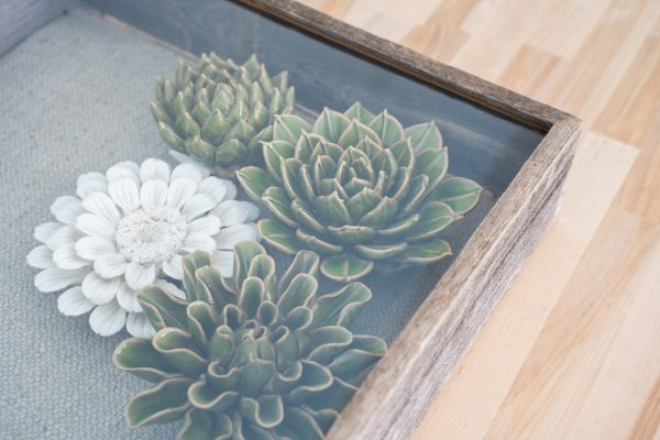 18x24 Rustic Weathered Grey Picture Frame with Hanger - Image 2