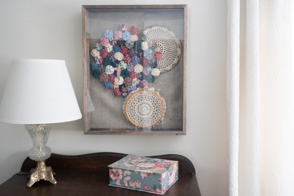 18x24 Rustic Weathered Grey Picture Frame with Hanger - Image 4