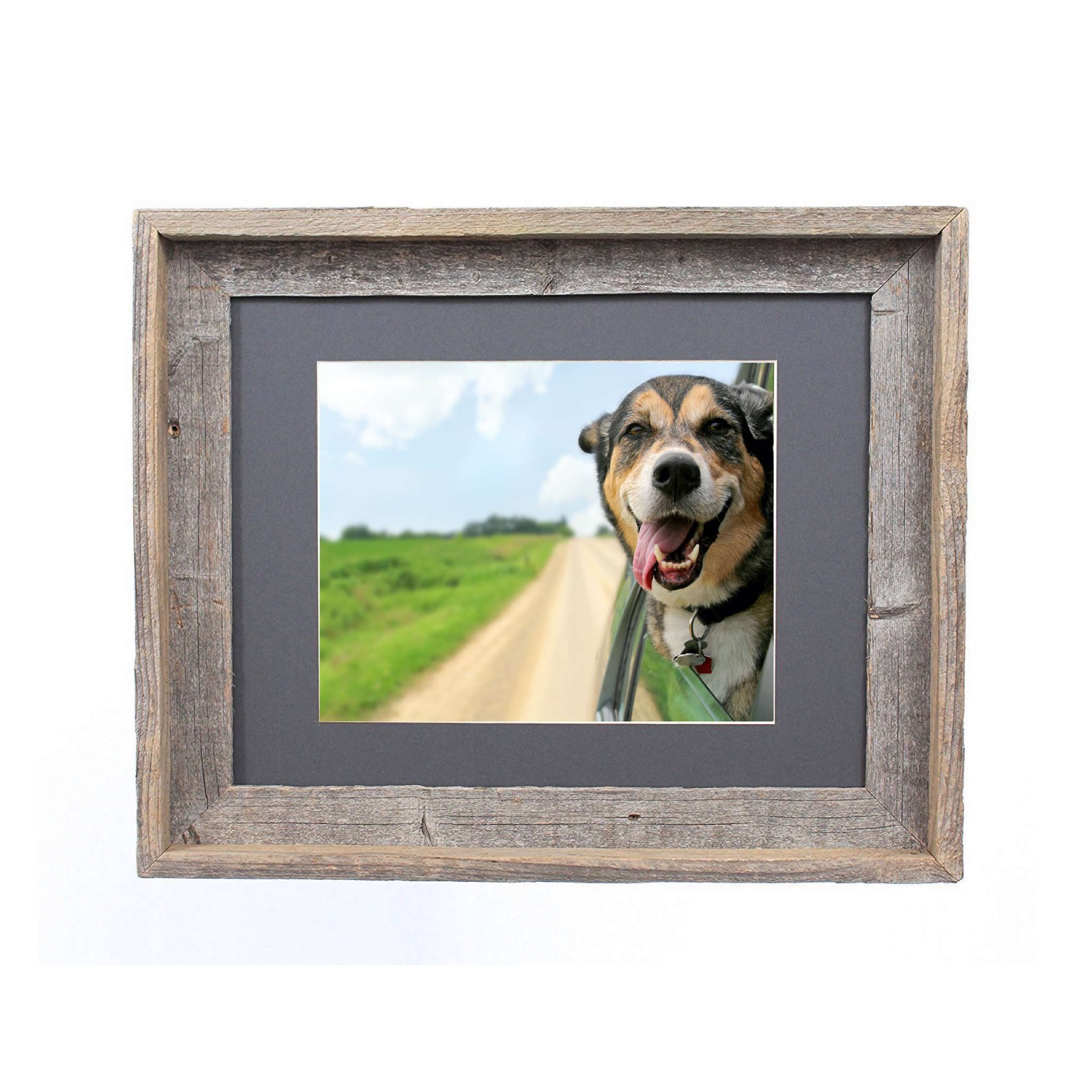 16x20 Rustic Cinder Picture Frame with Plexiglass Holder - Image 5