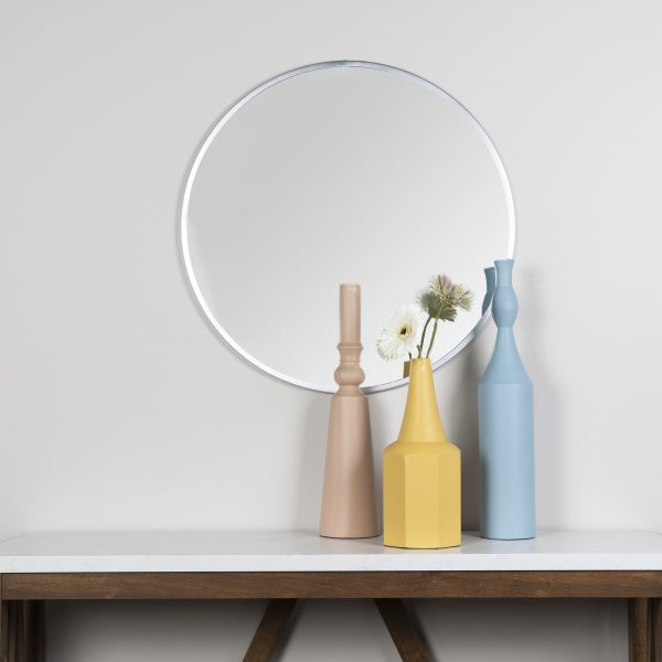 Contemporary Yellow Metal Decorative Vase - Image 2