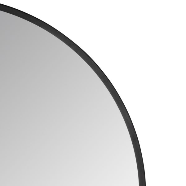 Minimalist Black Round Wall Mirror - Image 3
