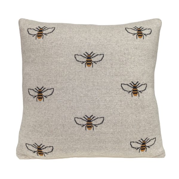 Linen Bumblee Throw Pillow - Image 3