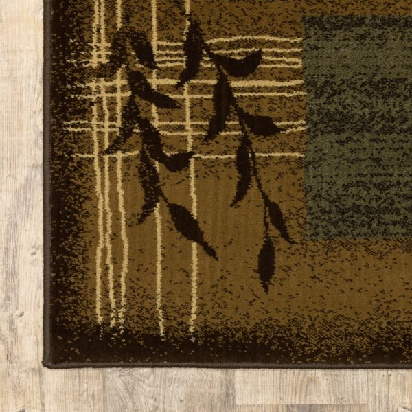 3'x8' Beige and Red Floral Runner Rug - Image 3