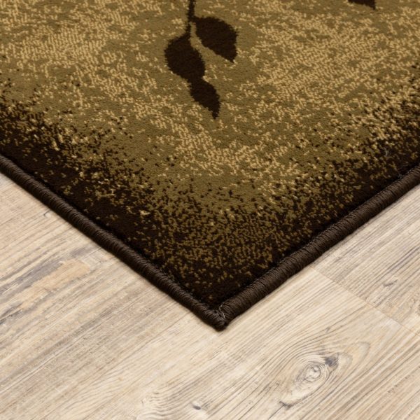 5'x8' Beige and Red Floral Area Rug - Image 2