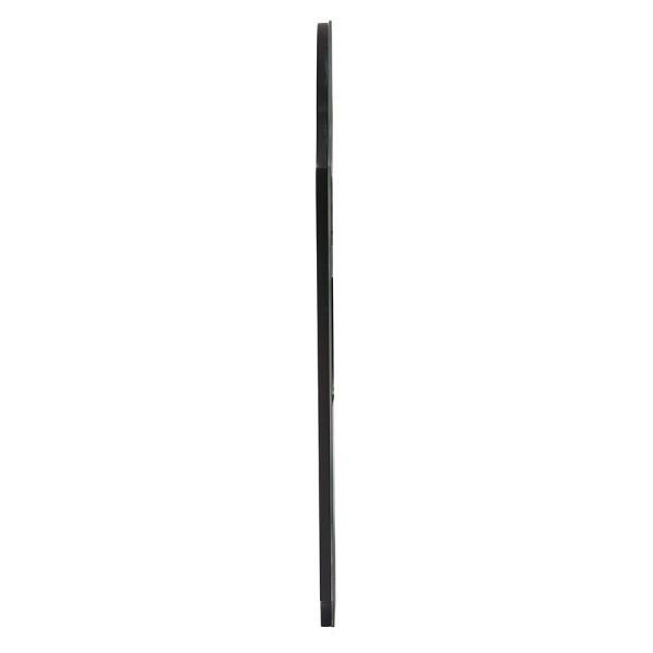 Minimalist Rectangle Arched Glass Mirror with Beveled Edge And Scalloped Corners - Image 4