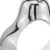 Pear shaped Aliminum  Cast Decorative Accent Bowl in White Interior - Image 4
