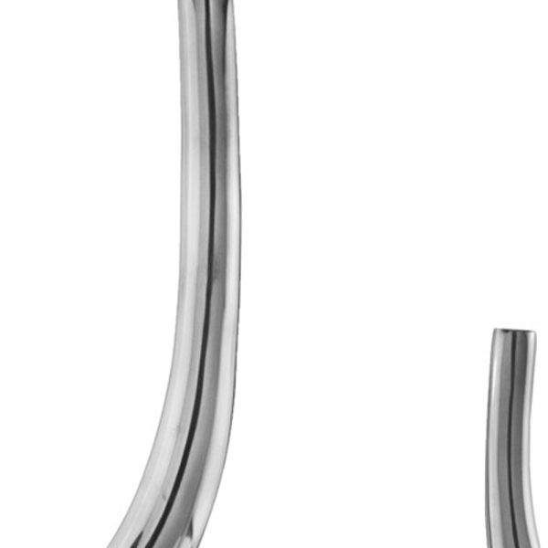 Set of 2 Curl Casting Design Vases in Shiny Buffed Finished - Image 5