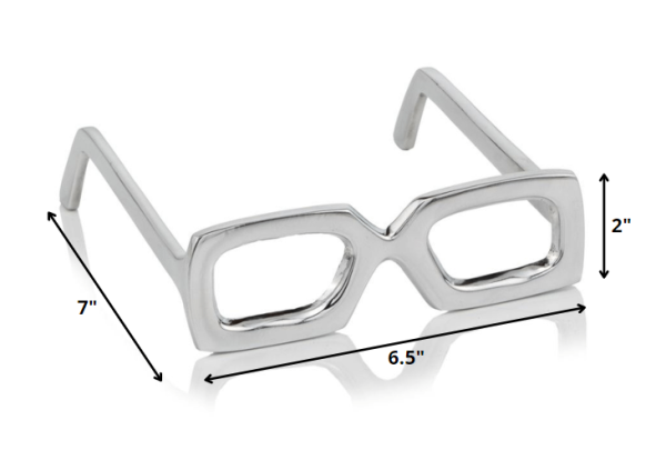 Silver Aluminum Glasses display in Shiny Smooth Finish  Decorative Table Top - Image 2