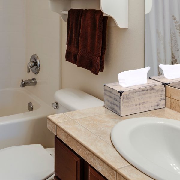 Rustic Yellow Washed Mango Wood Rectangular Tissue Holder - Image 3