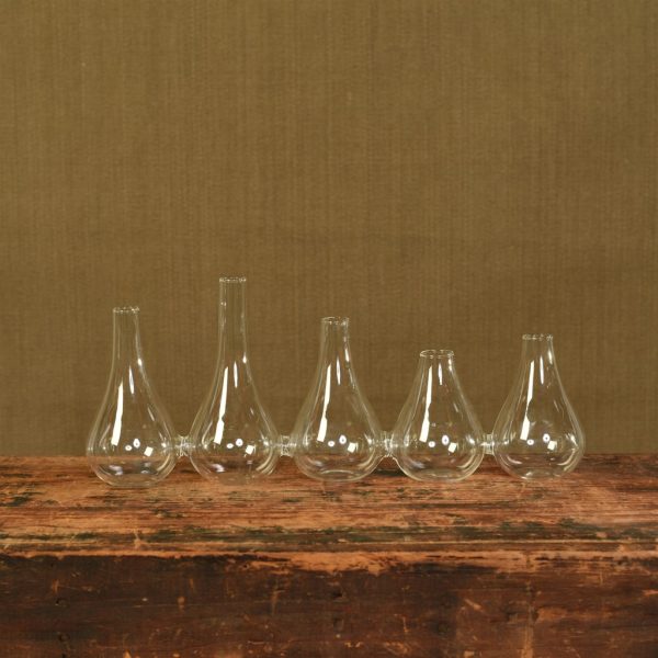 Quintuplet Set of Five Joined Glass Vases - Image 3
