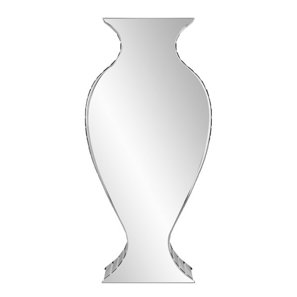 Curvy Art Deco Style Mirrored Vase - Image 3