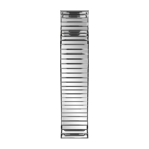 Curvy Art Deco Style Mirrored Vase - Image 4