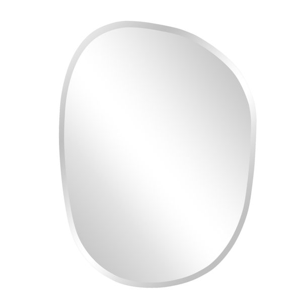 Oval Asymmetrical Frameless Mirror - Image 2