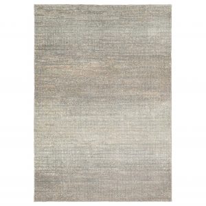 3' x 6' Gray Green Abstract Confetti Indoor Area Rug