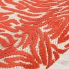 3?x 4?Red Zebra Pattern Indoor Outdoor Area Rug - Image 3