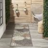 2?x 8?Natural and Gray Indoor Outdoor Runner Rug - Image 5
