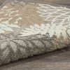 4?Round Natural and Gray Indoor Outdoor Area Rug - Image 3