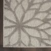 2?x 6?Silver and Gray Indoor Outdoor Runner Rug - Image 2