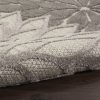 2?x 6?Silver and Gray Indoor Outdoor Runner Rug - Image 3