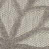 2?x 6?Silver and Gray Indoor Outdoor Runner Rug - Image 5