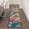 2抶 12?Multicolored Leaves Indoor Outdoor Runner Rug - Image 4