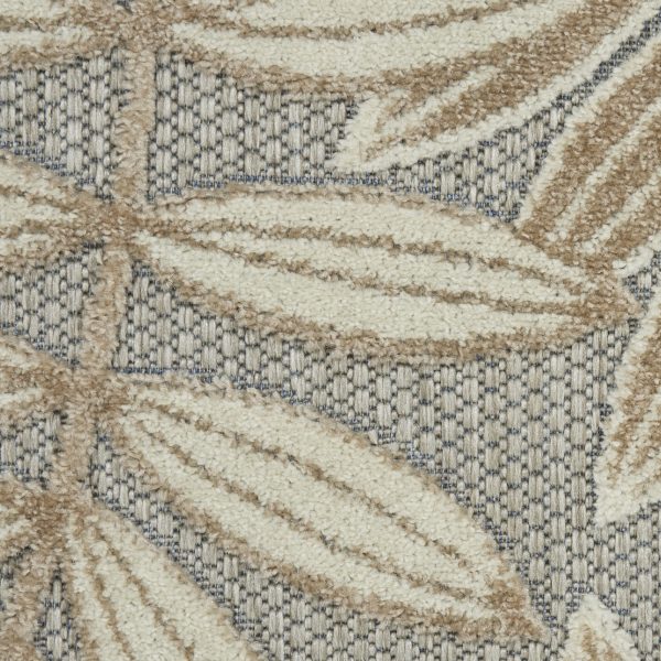 2?x 6?Natural Leaves Indoor Outdoor Runner Rug - Image 5