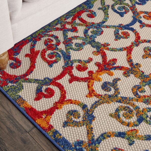 4?x 6?Rainbow Colored Indoor Outdoor Area Rug - Image 5