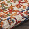 5?Round Rainbow Colored Indoor Outdoor Area Rug - Image 3