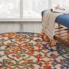 5?Round Rainbow Colored Indoor Outdoor Area Rug - Image 5