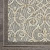 2?x 6?Natural and Gray Indoor Outdoor Runner Rug - Image 2