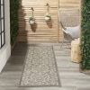 2?x 6?Natural and Gray Indoor Outdoor Runner Rug - Image 5