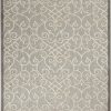 4?x 6?Natural and Gray Indoor Outdoor Area Rug