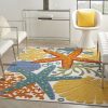 4?x 6' Multicolor Indoor Outdoor Area Rug - Image 4