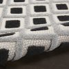 5?x 8?Black White Gray Indoor Outdoor Area Rug - Image 2
