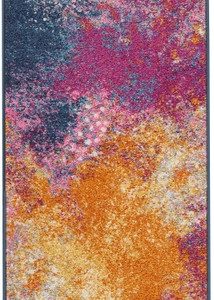 2?x 6?Abstract Brights Sunburst Runner Rug