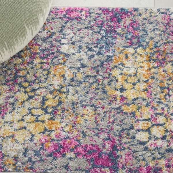 2?x 3?Yellow and Pink Coral Reef Scatter Rug - Image 4