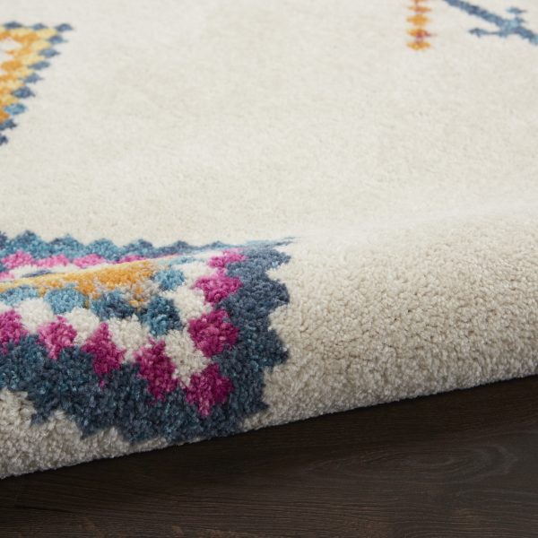 2?x 3?Ivory Boho Jewels Geometric Scatter Rug - Image 3