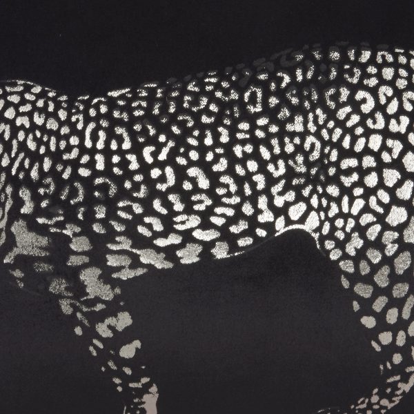 Black Leopard Lumbar Pillow - Image 4
